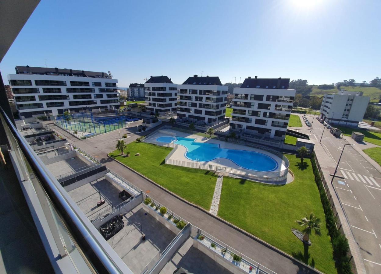 Apartamento 3 Habitaciones Miramar, Luanco Buitenkant foto
