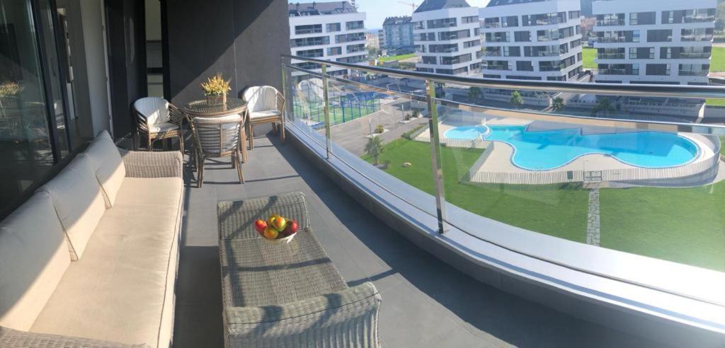 Apartamento 3 Habitaciones Miramar, Luanco Buitenkant foto